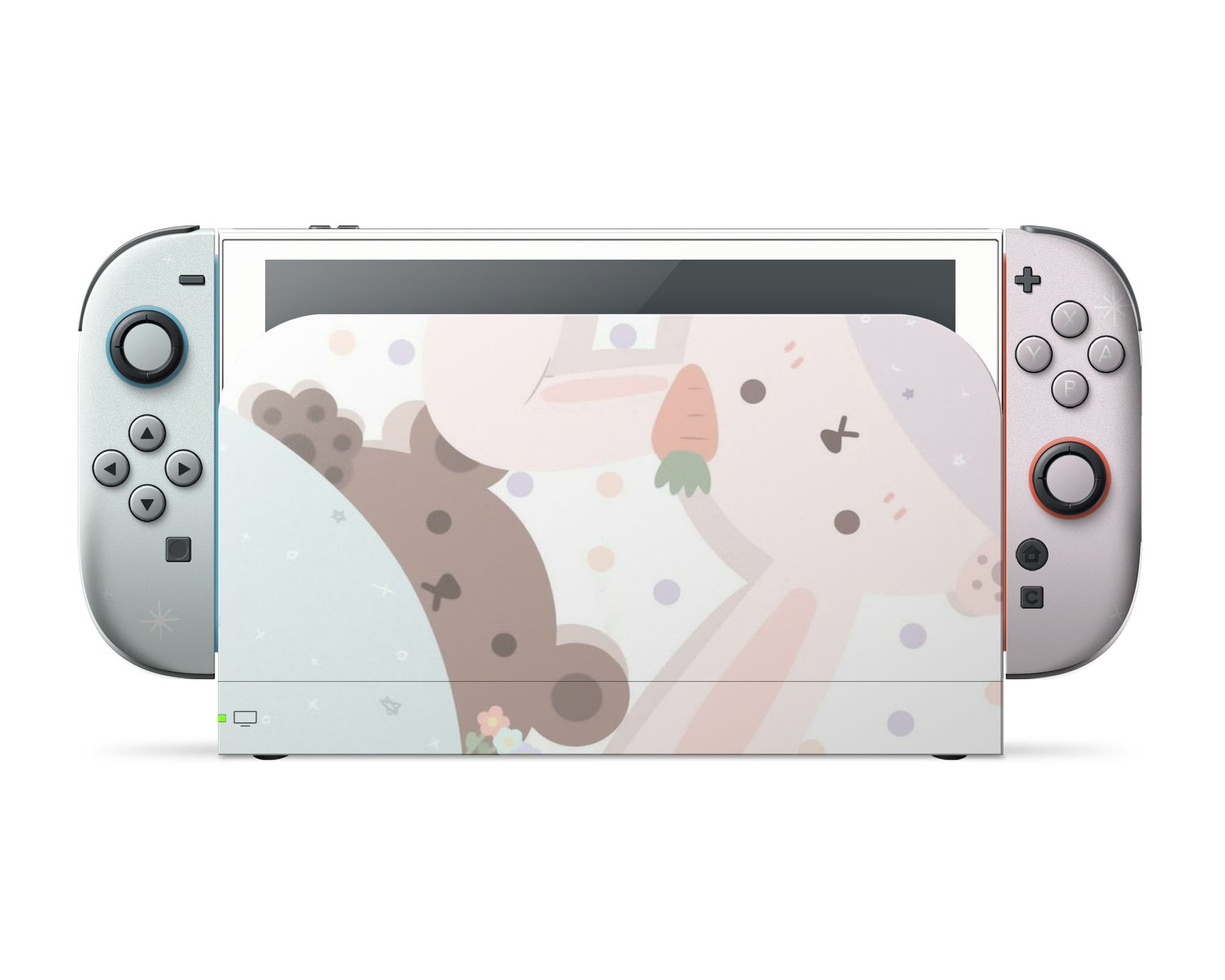Lux Skins Nintendo Switch 2 Bunny Rabbit Meets Bear Full Set Skins - Art Animals Skin