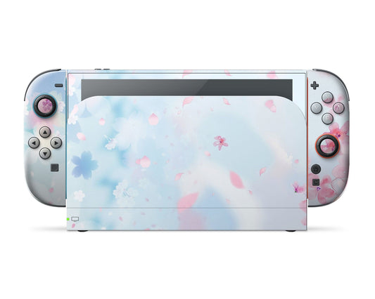 Lux Skins Nintendo Switch 2 Cherry Blossom Sakura Flower Classic no logo Skins - Art Floral Skin