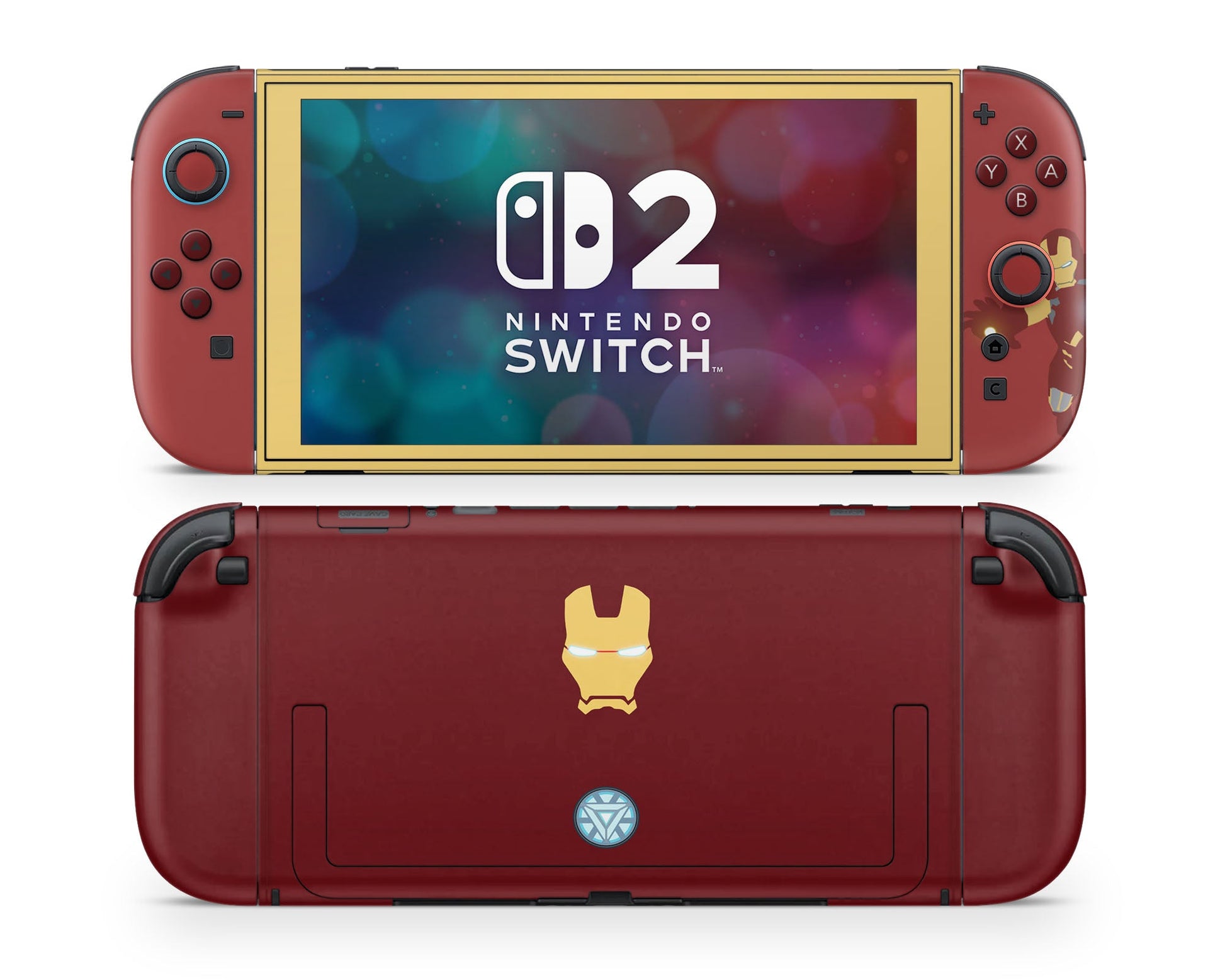 Iron Man Minimalist Nintendo Switch 2 Skin – Lux Skins Official