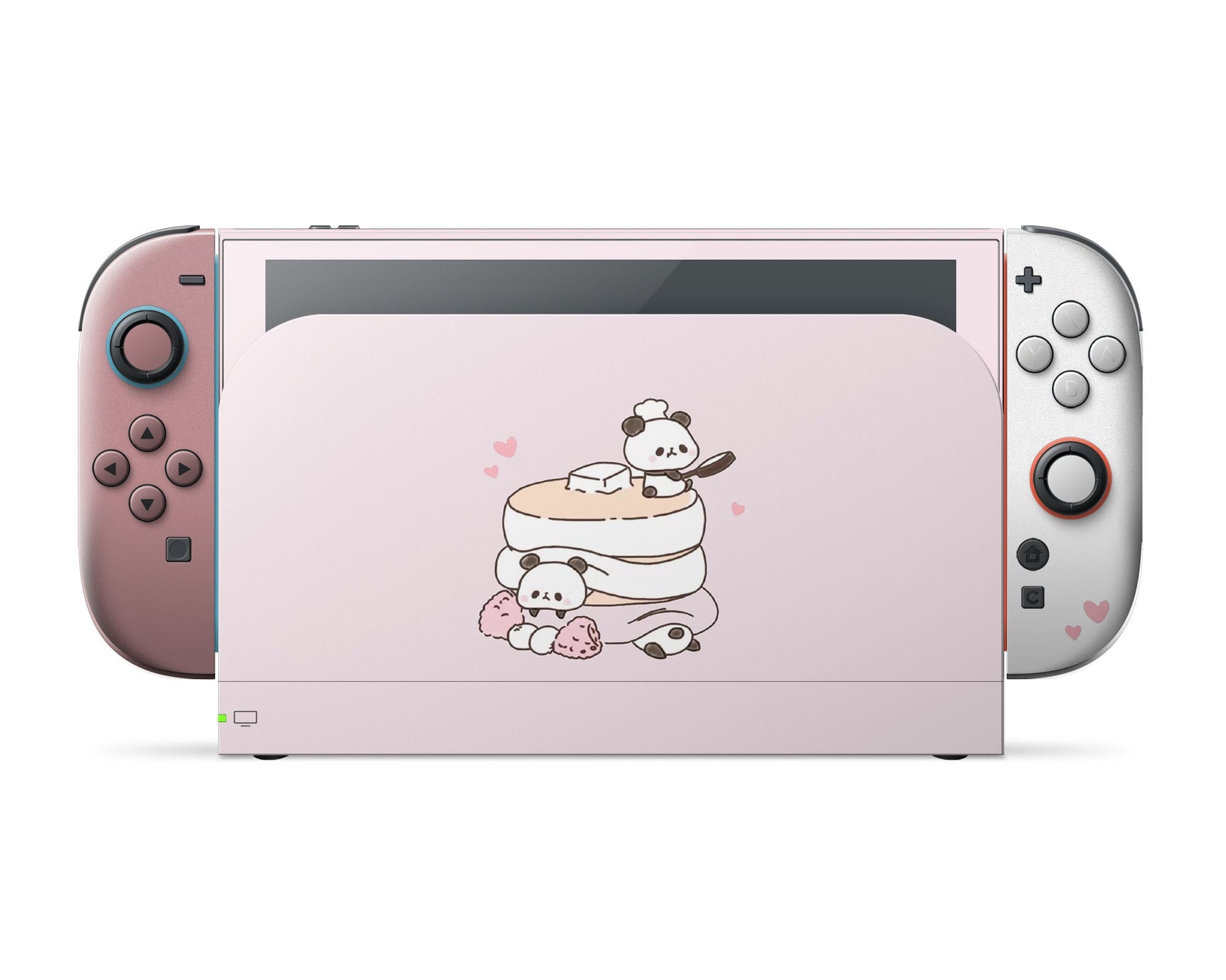 Lux Skins Nintendo Switch 2 Cute Panda Pancakes Full Set Skins - Art Animals Skin