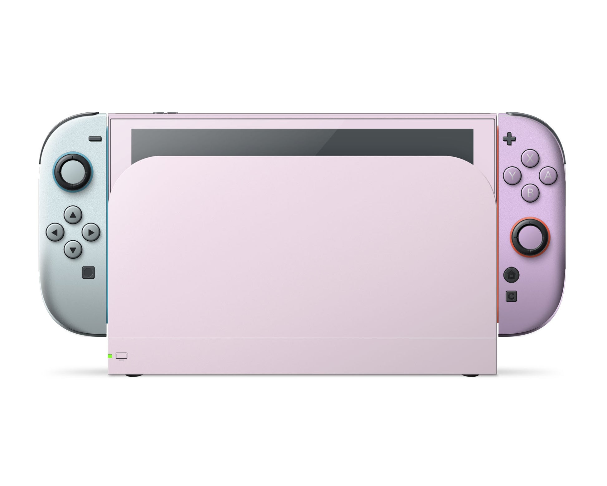 Lux Skins Nintendo Switch 2 Pastel Cotton Candy Classic no logo Skins - Solid Colours Colour Blocking Skin
