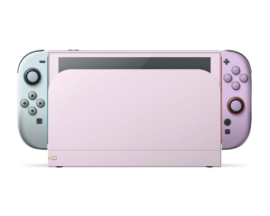Lux Skins Nintendo Switch 2 Pastel Cotton Candy Classic no logo Skins - Solid Colours Colour Blocking Skin