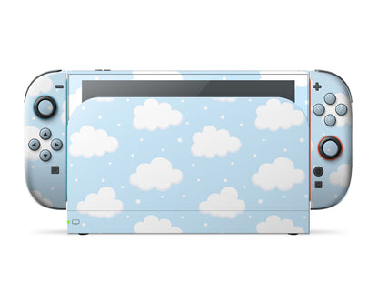 Lux Skins Nintendo Switch 2 Blue Sky Clouds Classic no logo Skins - Art Clouds Skin