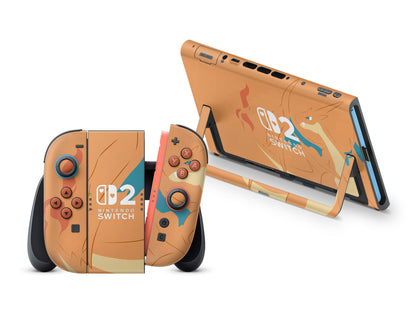 Pokemon Charizard Minimalist Nintendo Switch 2 Skin
