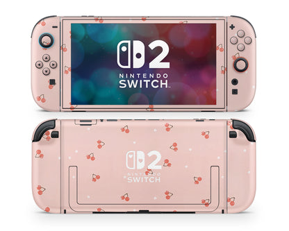 Animal Crossing Cherry Nintendo Switch 2 Skin
