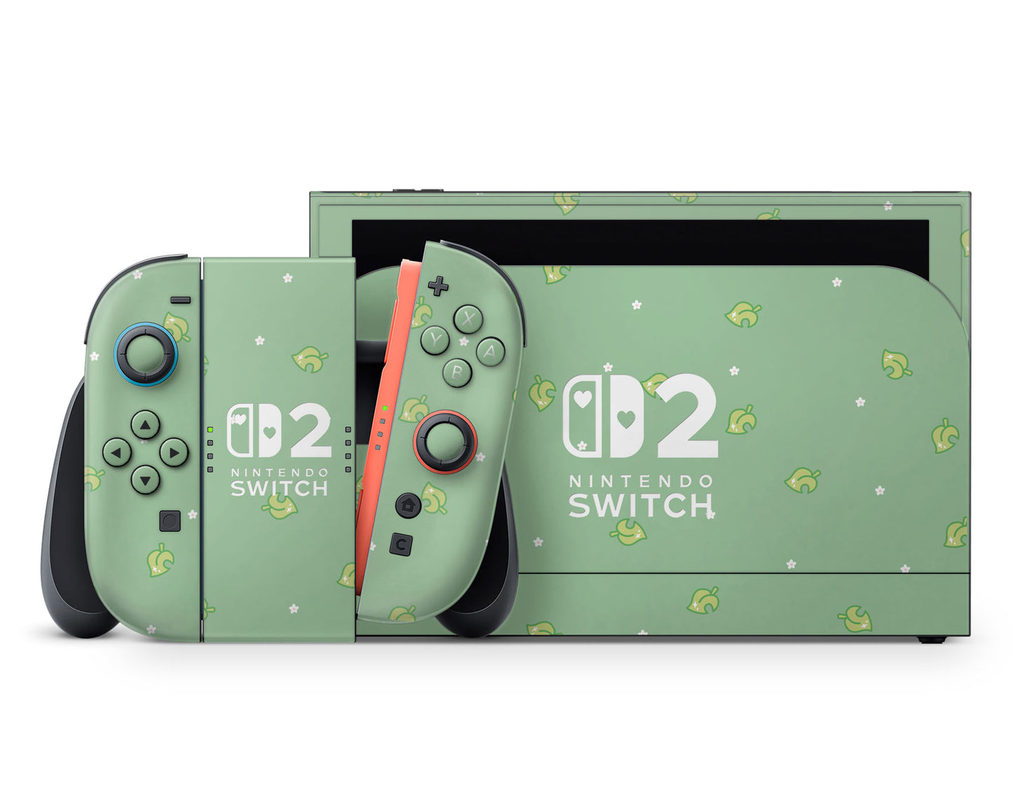 Animal Crossing Leaf Nintendo Switch 2 Skin