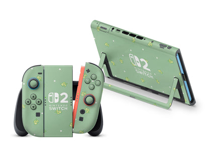 Animal Crossing Leaf Nintendo Switch 2 Skin