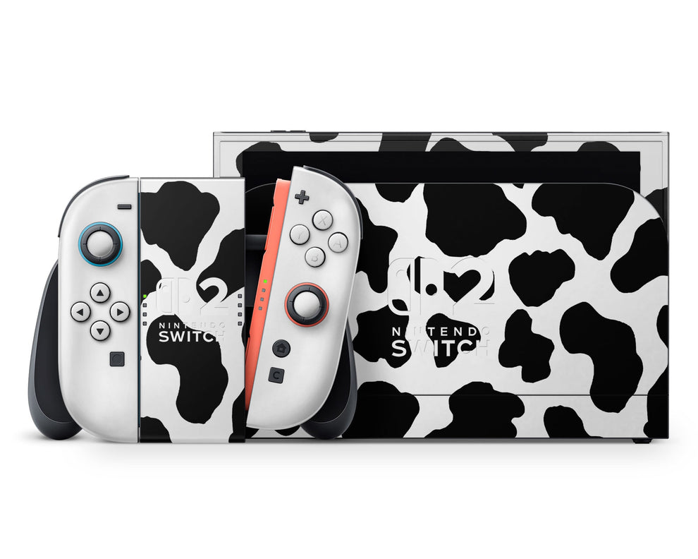 Cow Print Nintendo Switch 2 Skin – Lux Skins Official
