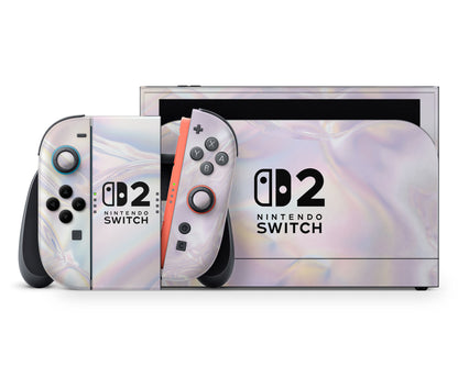 Iridescent Crystal Nintendo Switch 2 Skin