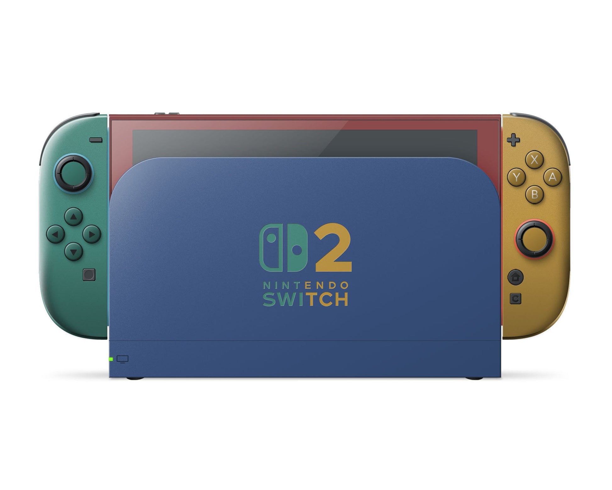 Lux Skins Nintendo Switch 2 Retro Fearless Color Blocking Nintendo logo Skins - Solid Colours Colour Blocking Skin
