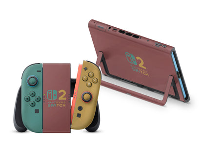 Retro Fearless Color Blocking Nintendo Switch 2 Skin