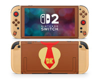 Donkey Kong Minimalist Nintendo Switch 2 Skin