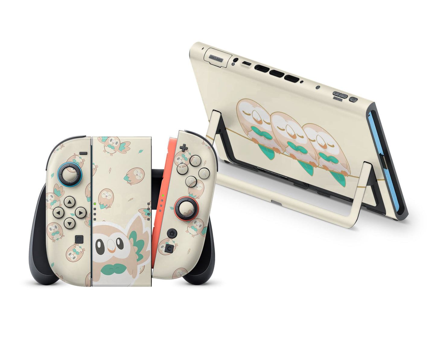 Pokemon Rowlet Nintendo Switch 2 Skin