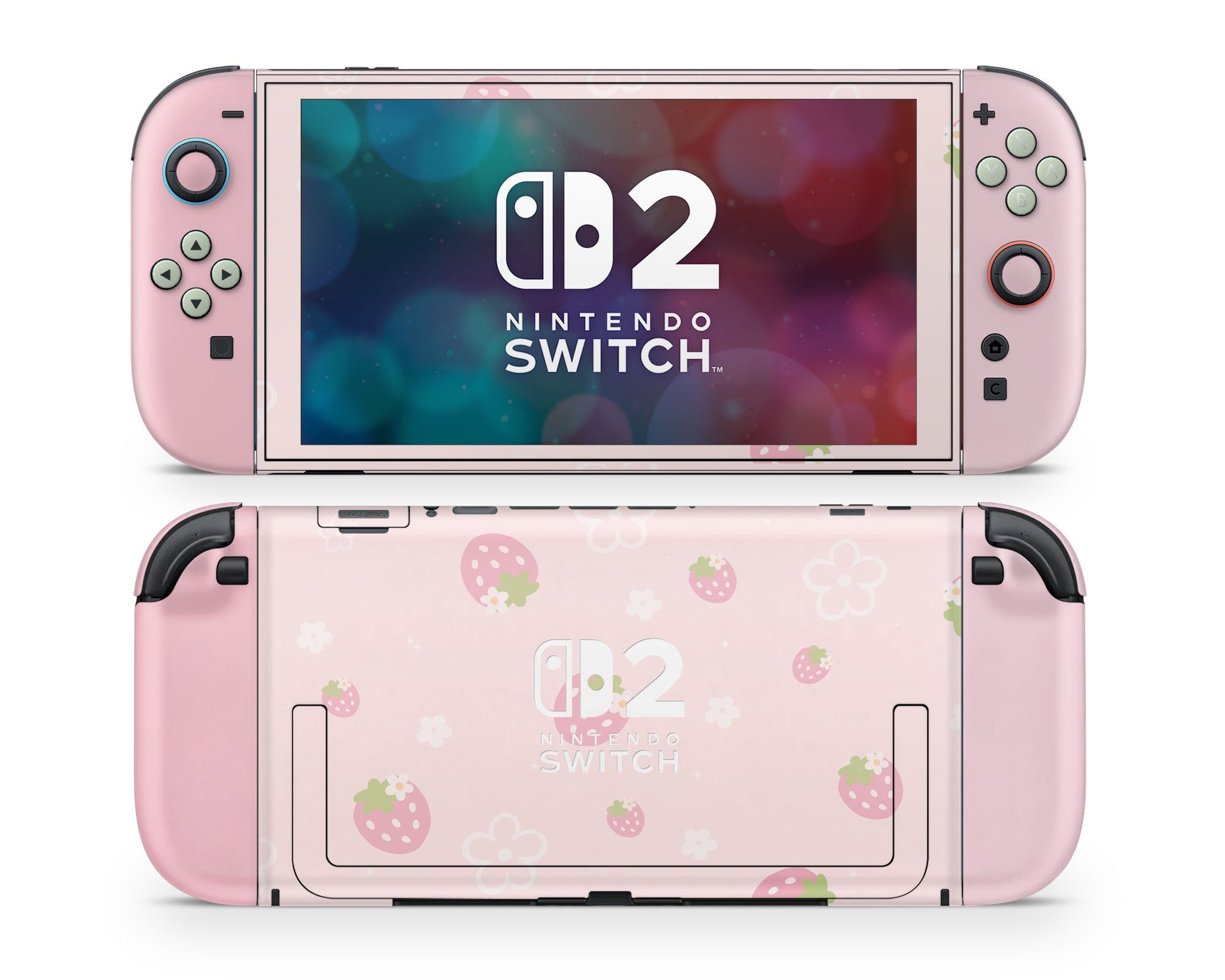 ニンテンドーSwitchLiteピンクソフト２本つき Mauve Pink Nintendo Switch Lite Skin