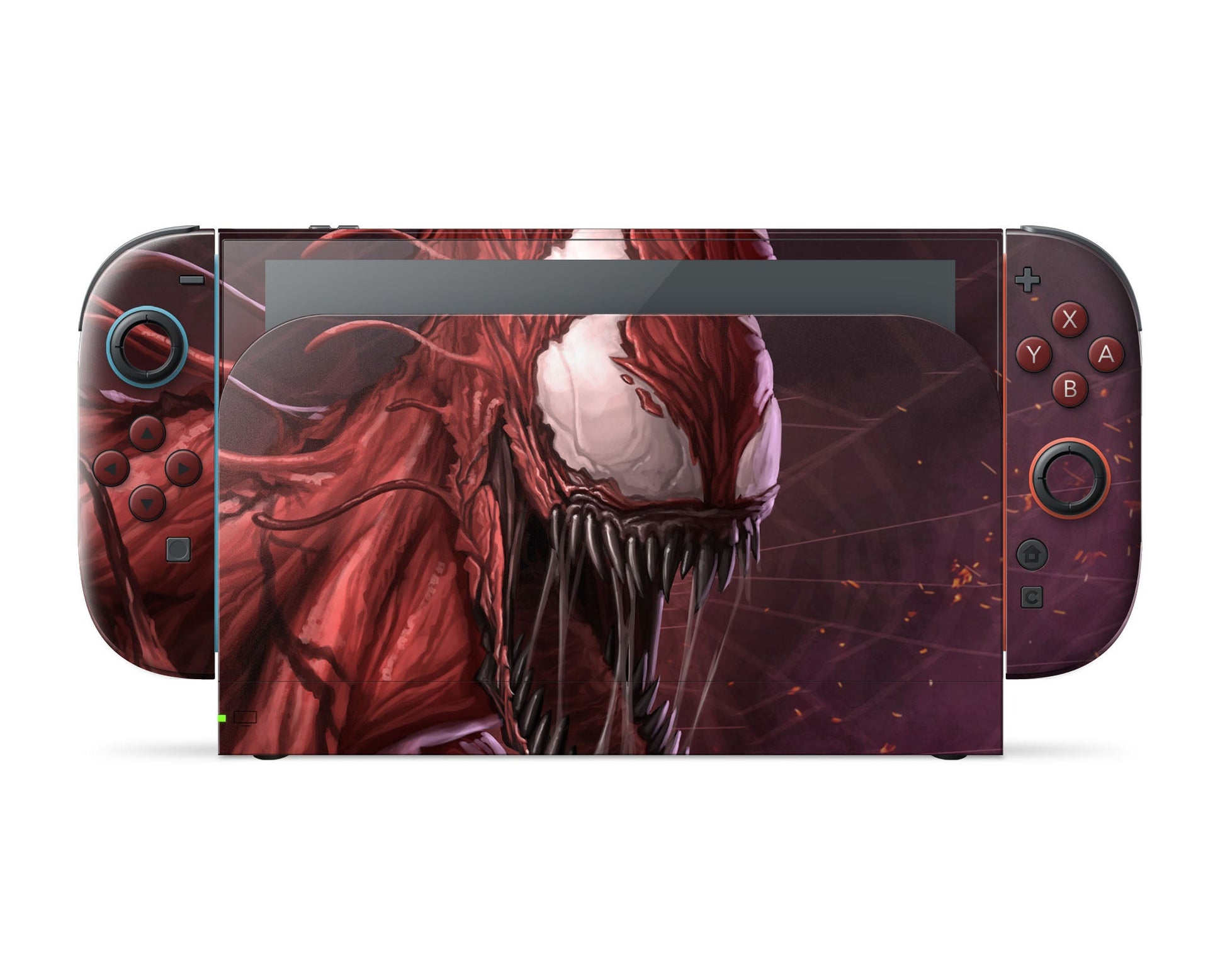 Lux Skins Nintendo Switch 2 Red Carnage Full Set Skins - Pop culture Venom Skin