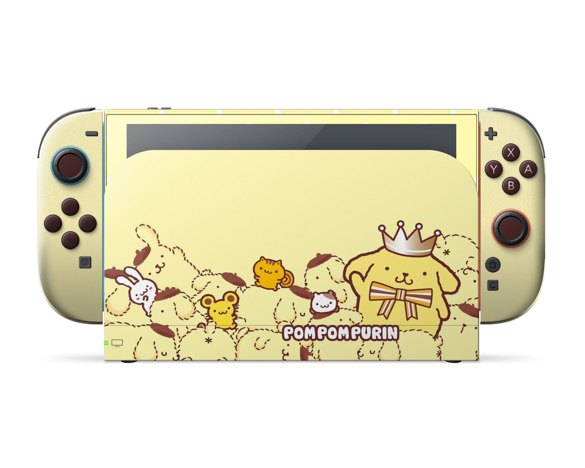 Lux Skins Nintendo Switch 2 Pompompurin Yellow Full Set Skins - Pop culture Sanrio Skin