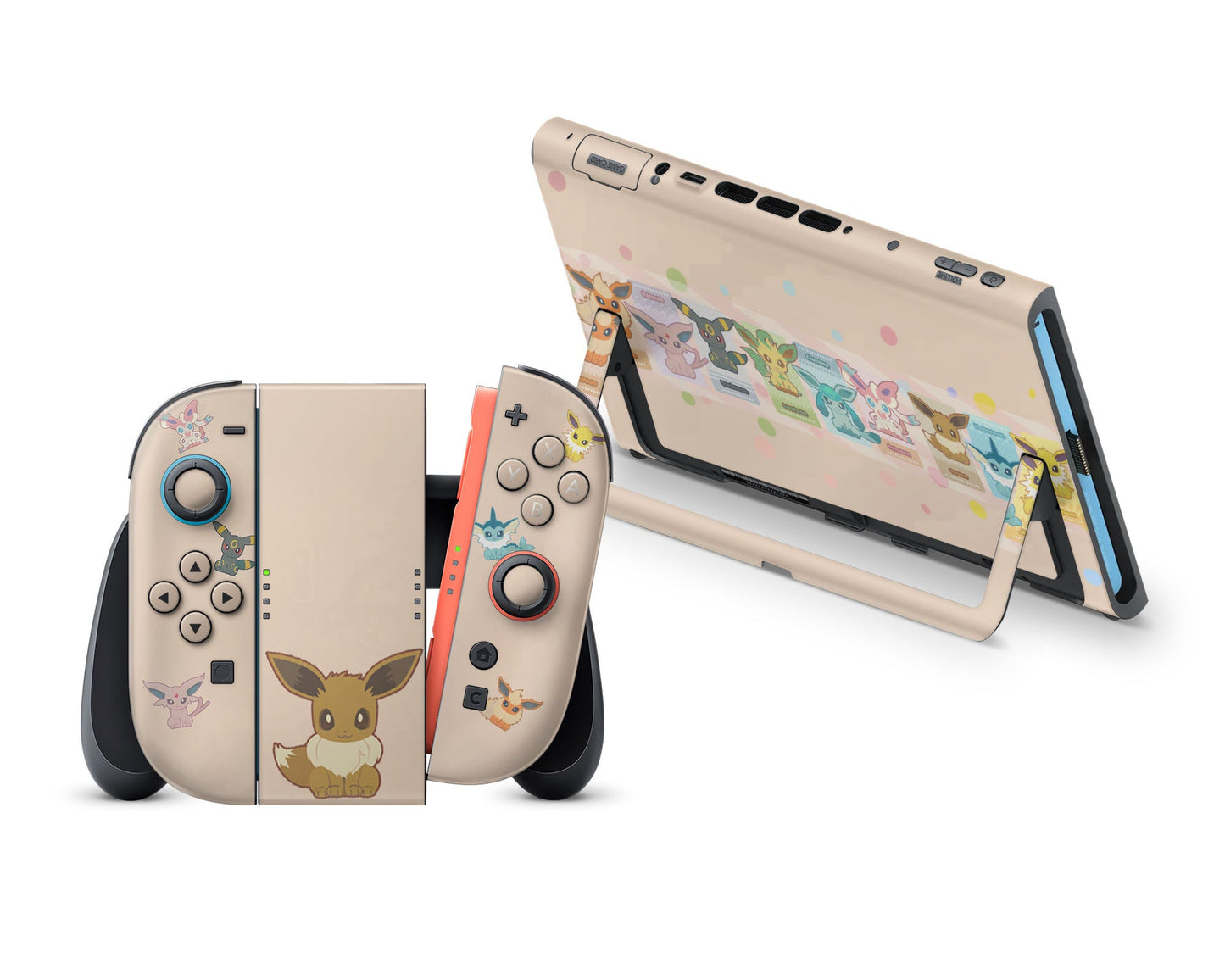 Pokemon Cute Eevee Evolution Nintendo Switch 2 Skin