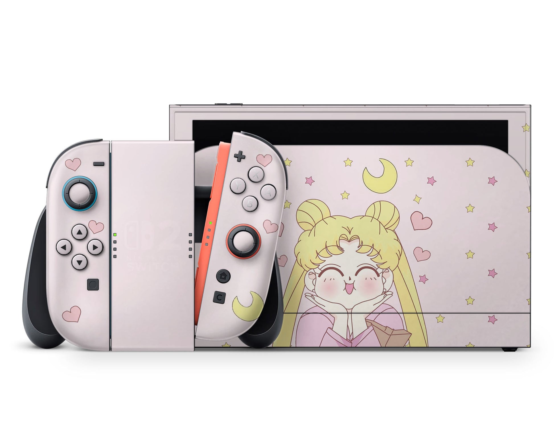 Sailor Moon Stars Nintendo Switch 2 Skin – Lux Skins Official