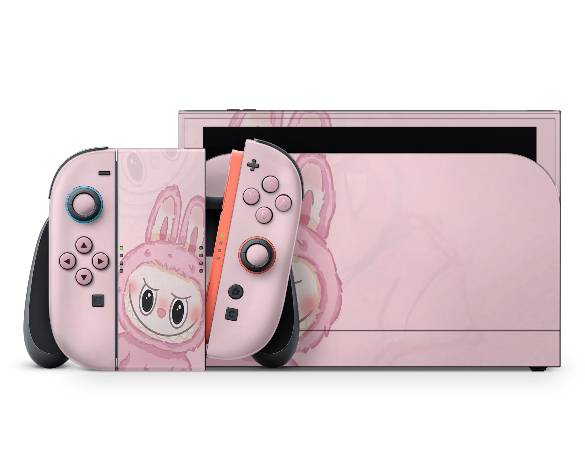 Cute Labubu Nintendo Switch 2 Skin – Lux Skins Official