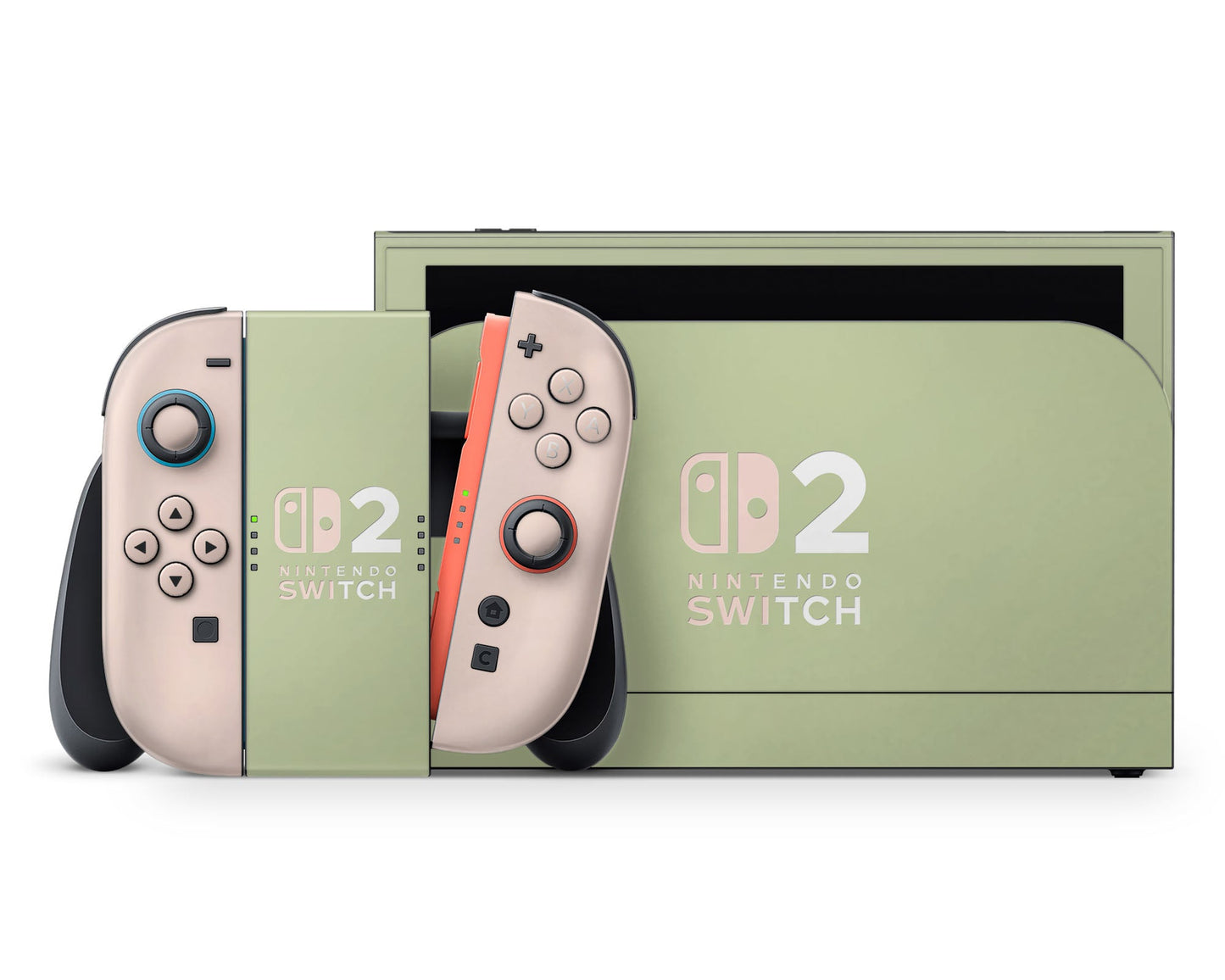 Lux Skins Nintendo Switch 2 Strawberry Matcha Nintendo logo Skins - Pattern Fruits Skin