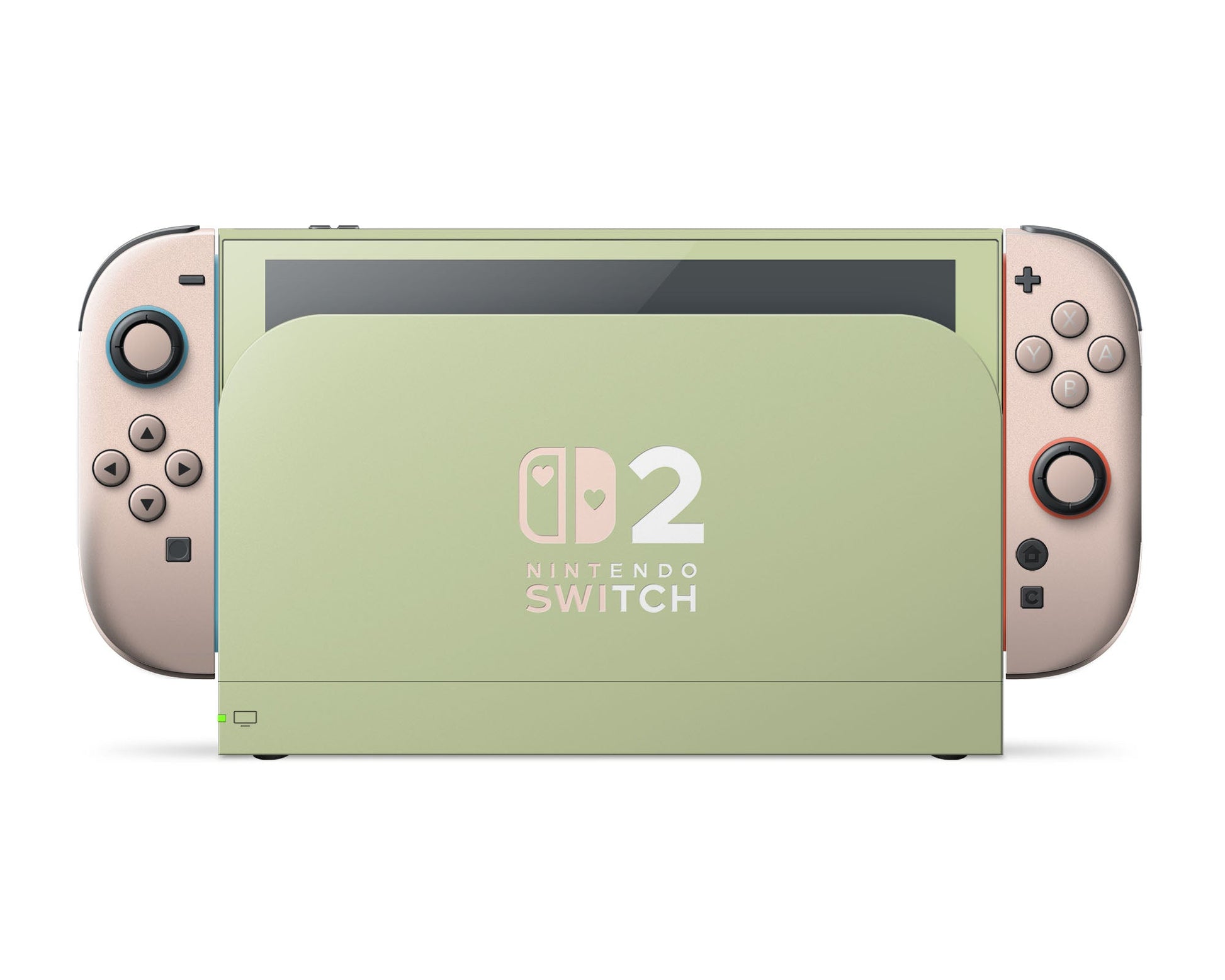 Lux Skins Nintendo Switch 2 Strawberry Matcha Hearts logo Skins - Pattern Fruits Skin