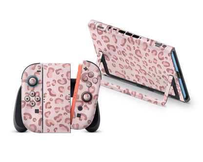 Pink Leopard Nintendo Switch 2 Skin
