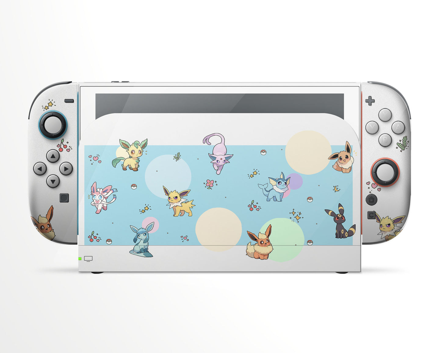 Lux Skins Nintendo Switch 2 Eeveelution Pattern Full Set Skins - Pop culture Pika Skin