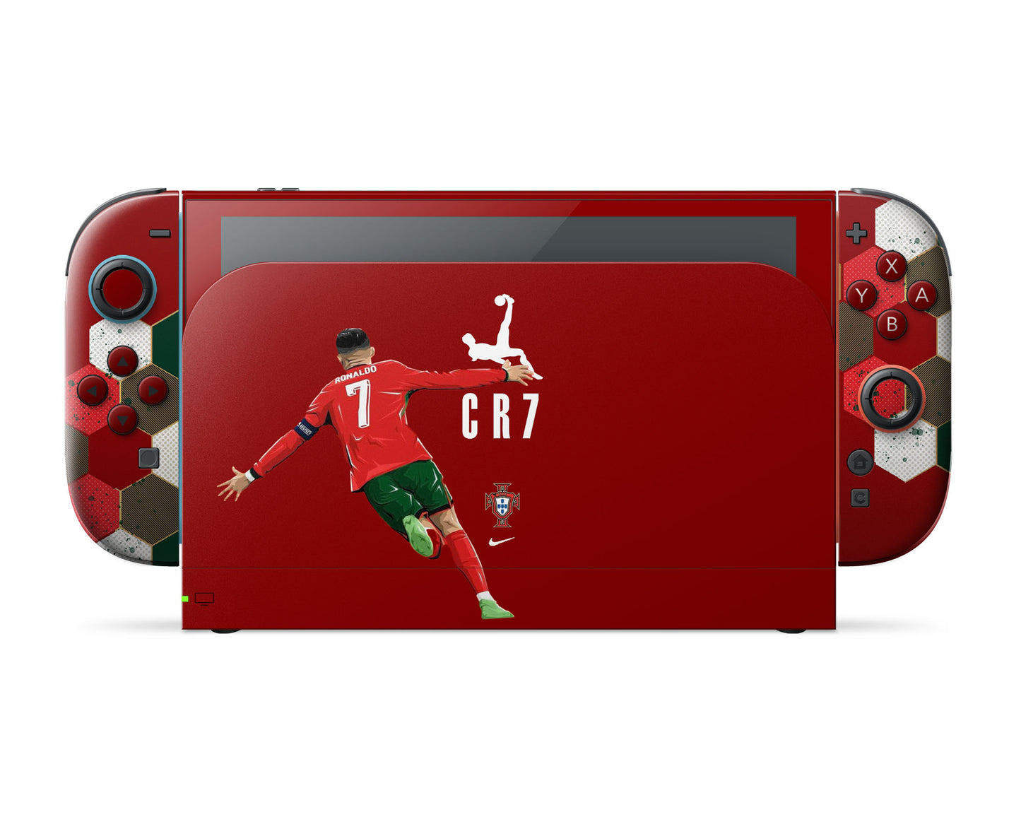 Lux Skins Nintendo Switch 2 Cristiano Ronaldo Full Set Skins - Sports Soccer Skin
