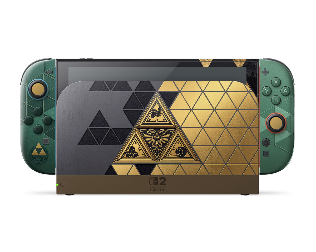 Lux Skins Nintendo Switch 2 Zelda Limited Edition Inspired Full Set Skins - Pop culture Zelda Skin