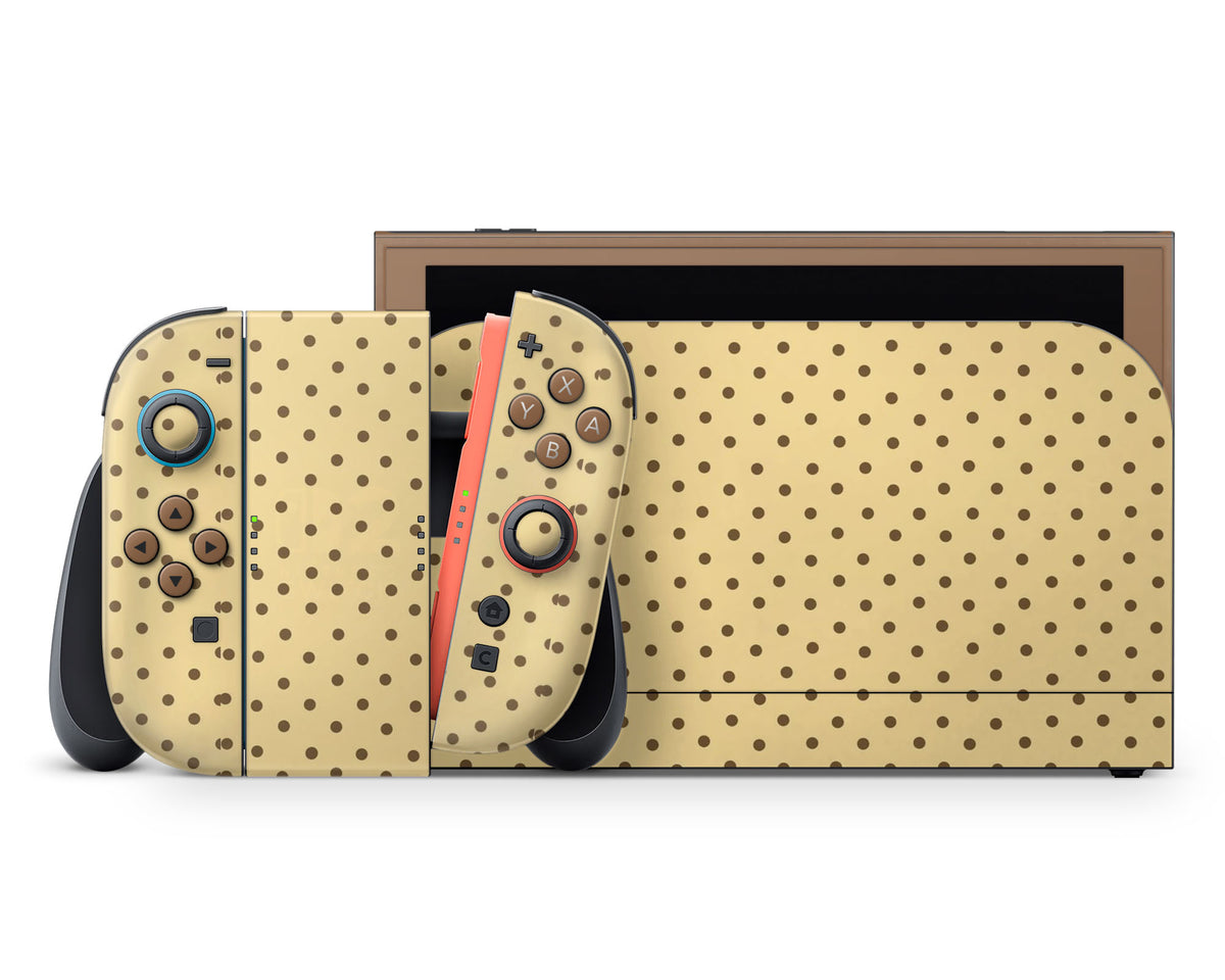 Brown Spots Pattern Nintendo Switch 2 Skin