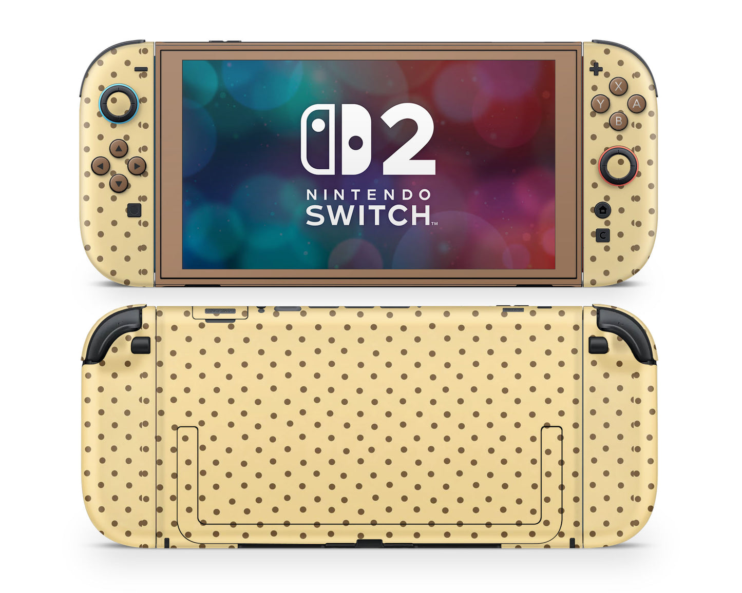 Brown Spots Pattern Nintendo Switch 2 Skin