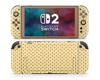 Brown Spots Pattern Nintendo Switch 2 Skin
