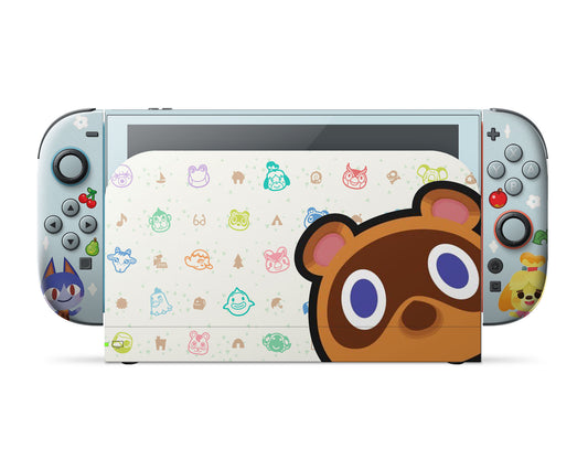 Animal Crossing New Horizon Pattern Nintendo Switch 2 Skin