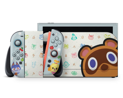 Animal Crossing New Horizon Pattern Nintendo Switch 2 Skin