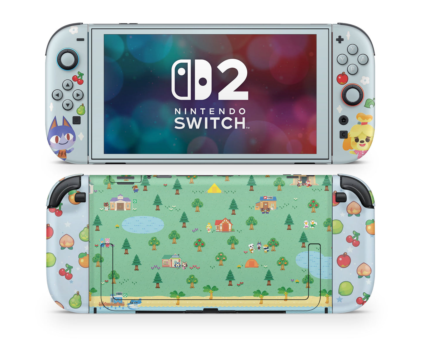 Animal Crossing New Horizon Pattern Nintendo Switch 2 Skin