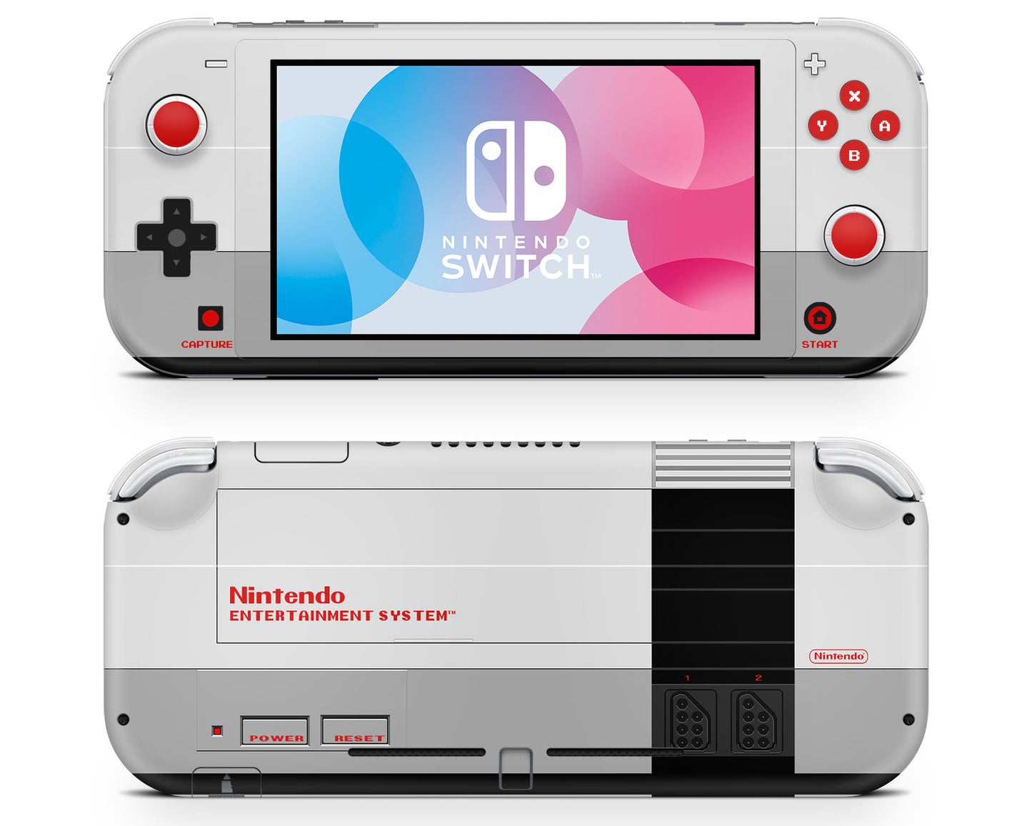 Retro NES Nintendo Switch Lite Skin