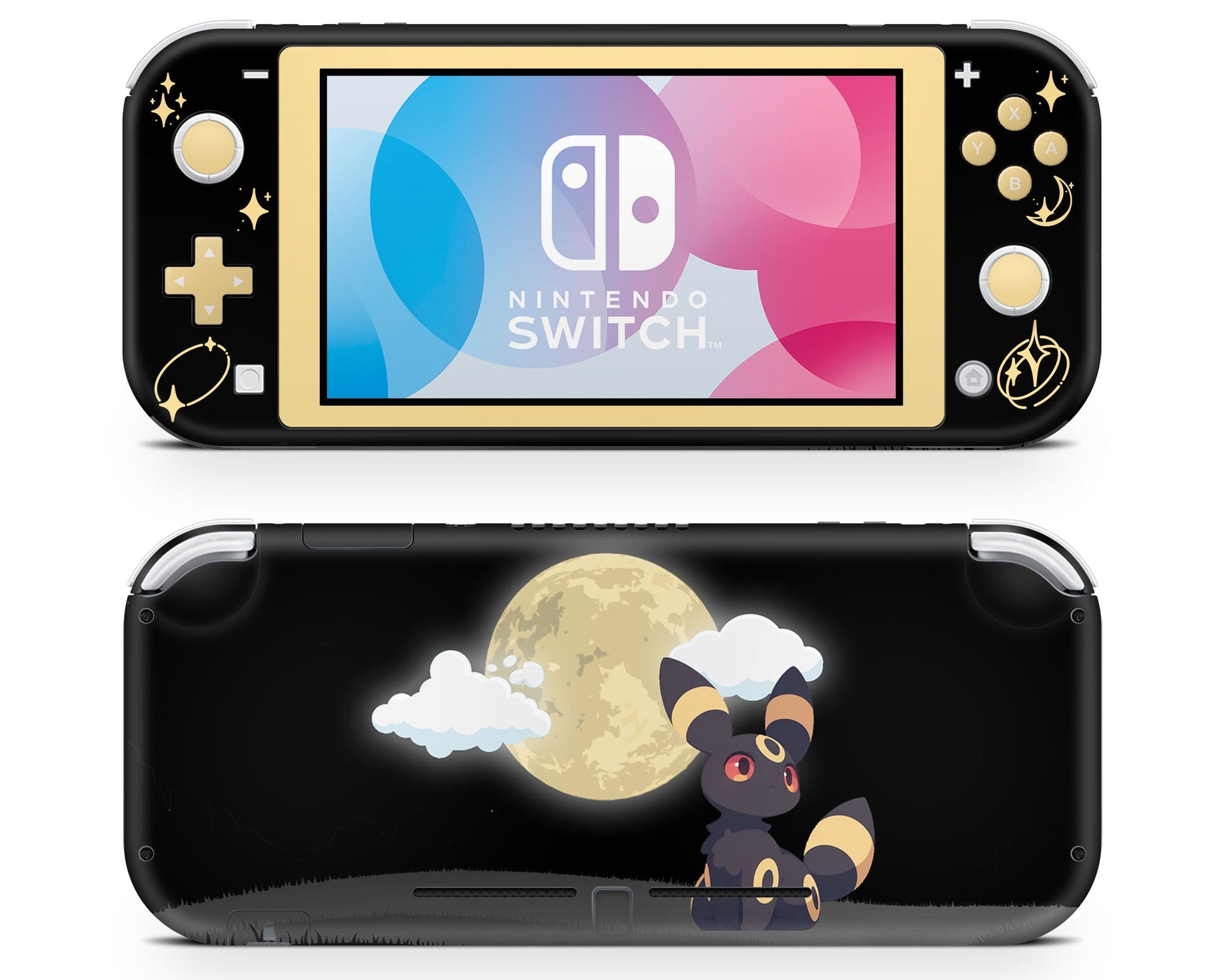 Lux Skins Nintendo Switch Lite Pokemon Umbreon Full Set Skins - Pop culture Pokemon Skin