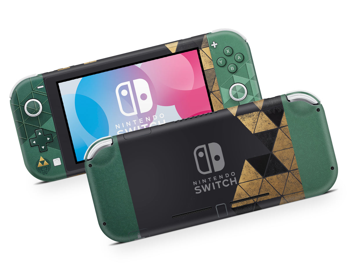 Lux Skins Nintendo Switch Lite Zelda Limited Edition Inspired Full Set +Tempered Glass Skins - Pop culture Zelda Skin