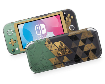 Lux Skins Nintendo Switch Lite Legend of Zelda Full Set +Tempered Glass Skins - Pop culture Zelda Skin