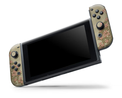 Lux Skins Nintendo Switch OLED Cottage Core Car Full Set +Tempered Glass Skins - Art Animals Skin