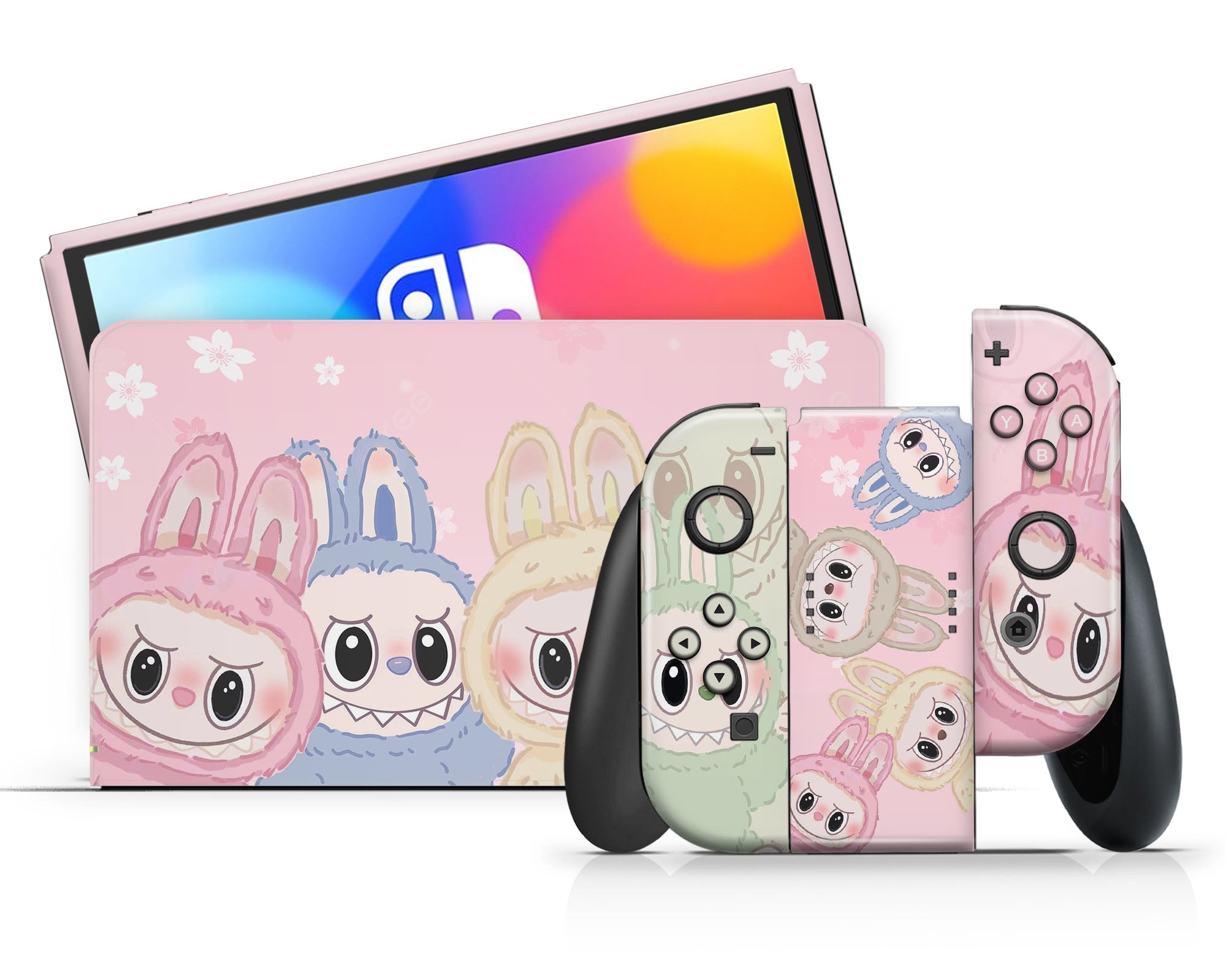 Nintendo Switch labubu Cute Labubu Nintendo Switch OLED Skin – Lux Skins Official
