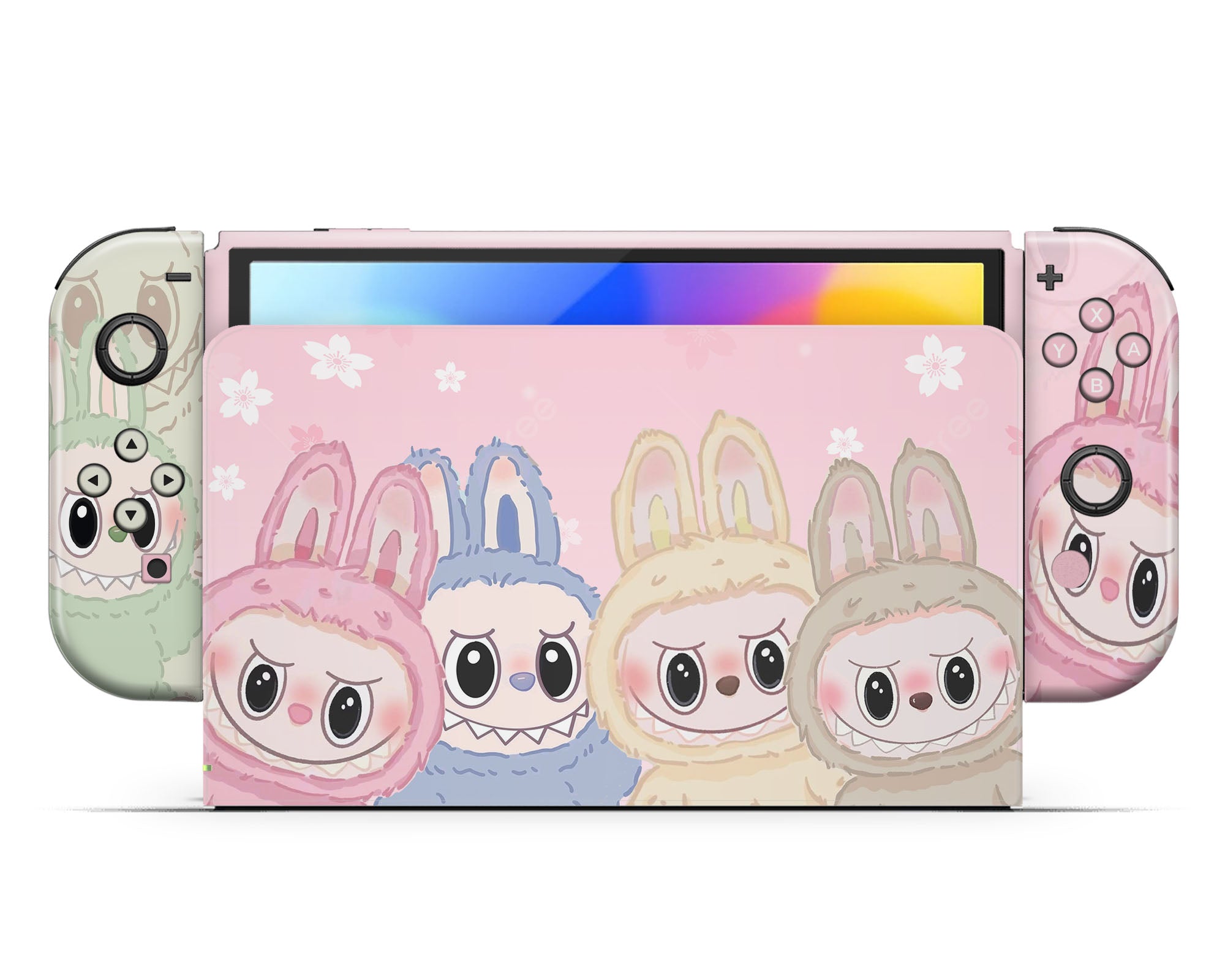 Nintendo Switch labubu Cute Labubu Nintendo Switch Skin – Lux Skins Official