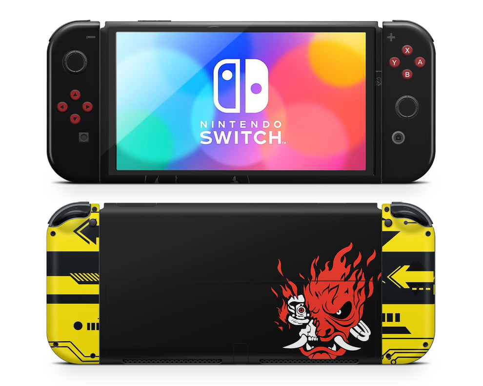 Cyberpunk 2077 Samurai Jacket Nintendo Switch OLED Skin – Lux Skins ...