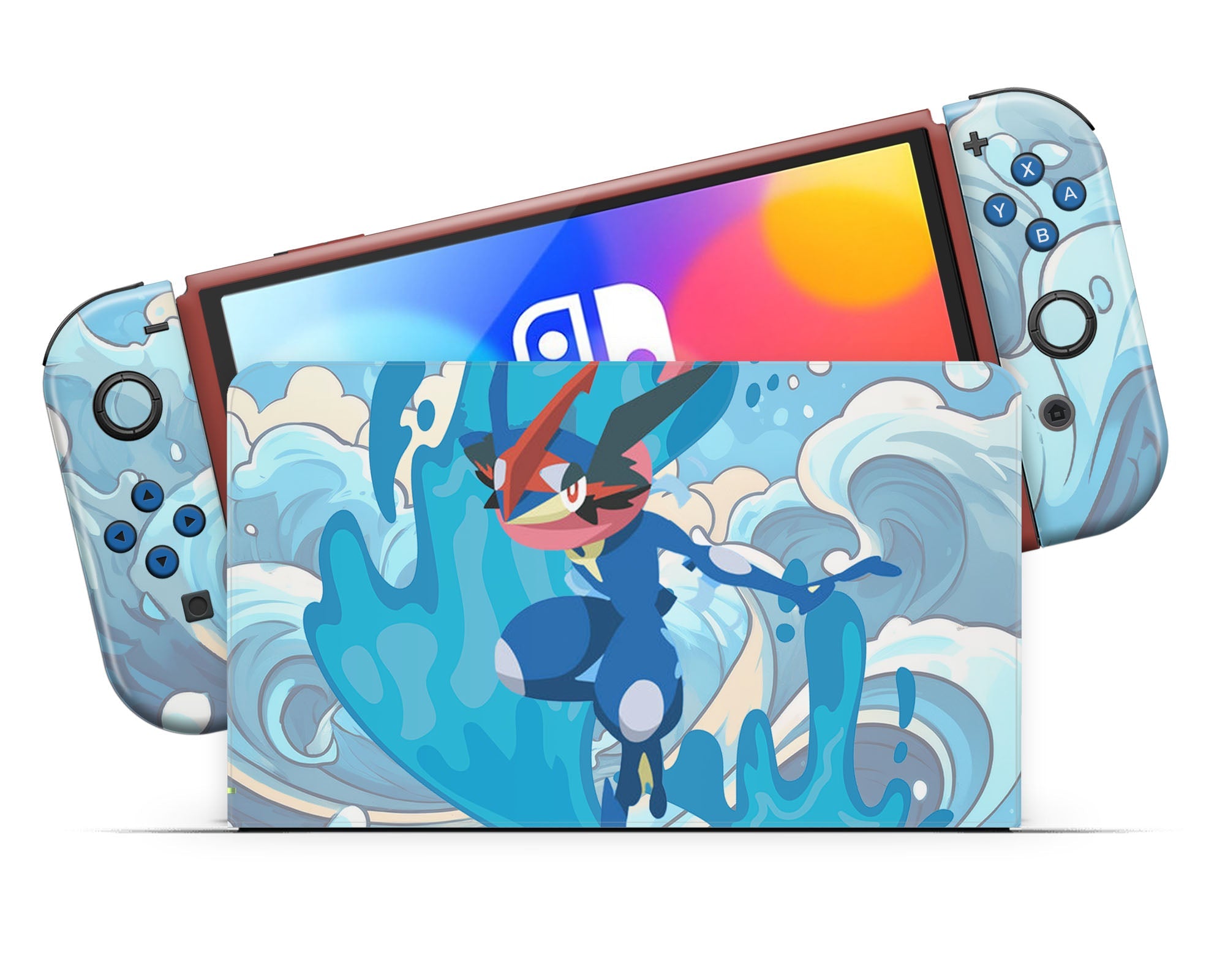 Pokemon Greninja Nintendo Switch OLED Skin – Lux Skins Official