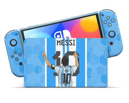 Lionel Messi Nintendo Switch OLED Skin
