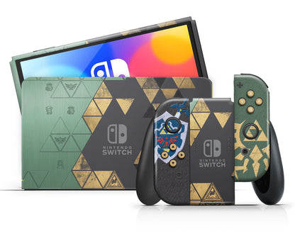 Lux Skins Nintendo Switch OLED Legend of Zelda Full Set Skins - Pop culture Zelda Skin