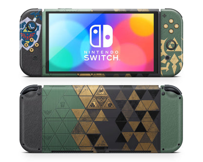 Lux Skins Nintendo Switch OLED Legend of Zelda Joycons Only Skins - Pop culture Zelda Skin