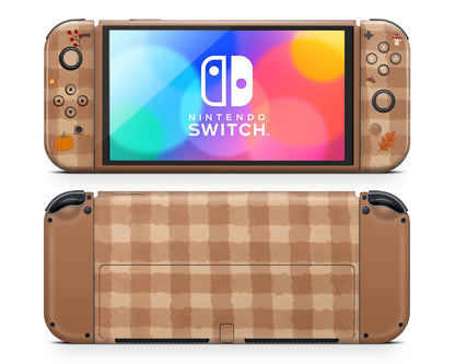 Lux Skins Nintendo Switch OLED Sweater Weather Joycons Only Skins - Art Artwork Skin