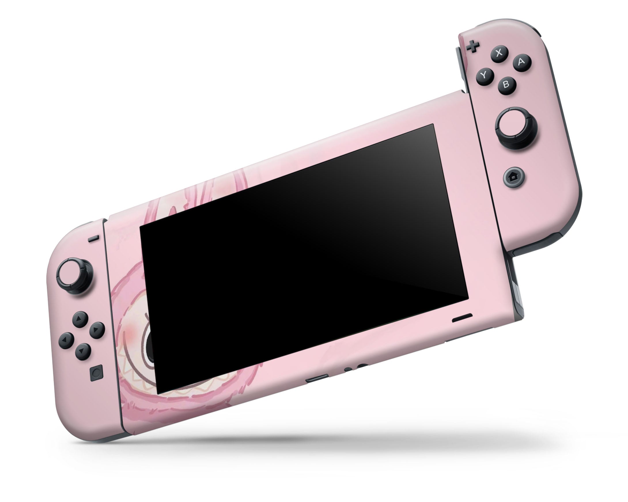 Cute Pink Labubu Nintendo Switch Skin – Lux Skins Official