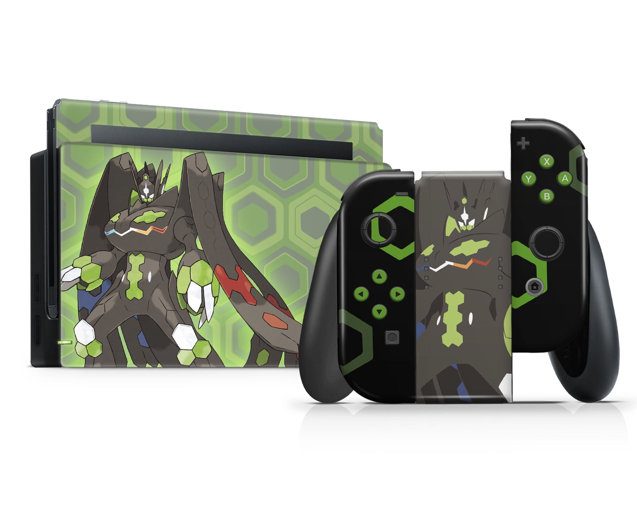 Zygarde Minimalist Pokemon Z-A Nintendo Switch Skin – Lux Skins